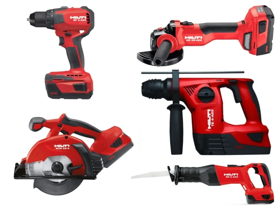 Akku-Werkzeuge von Hilti